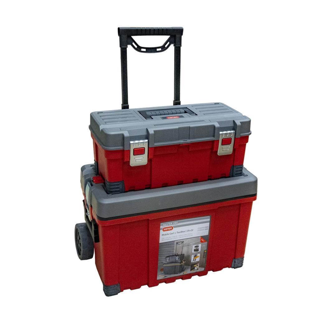 Keter 17182387 Master Pro Tekerlekli Takım Çantası 22”+25” fiyatı