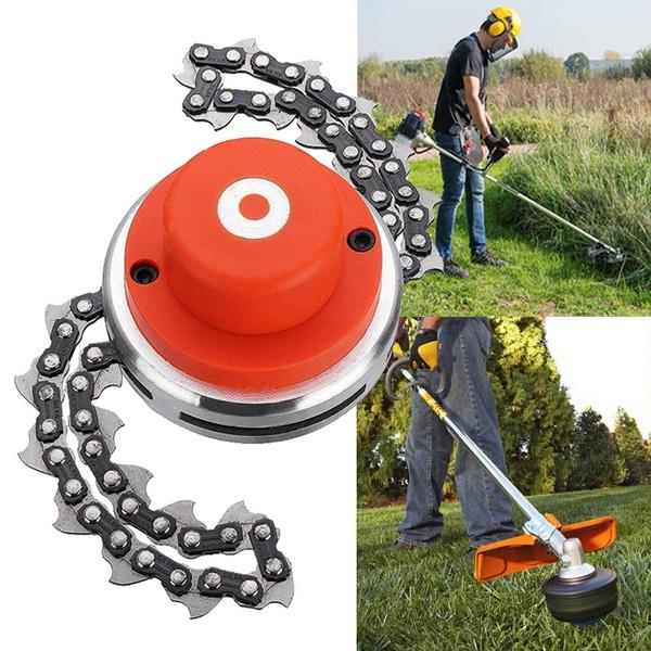 65Mn Grass Trimmer Head Coil Chain Brush Cutter Garden Grass Trimmer for Lawnmower ile ilgili görsel sonucu