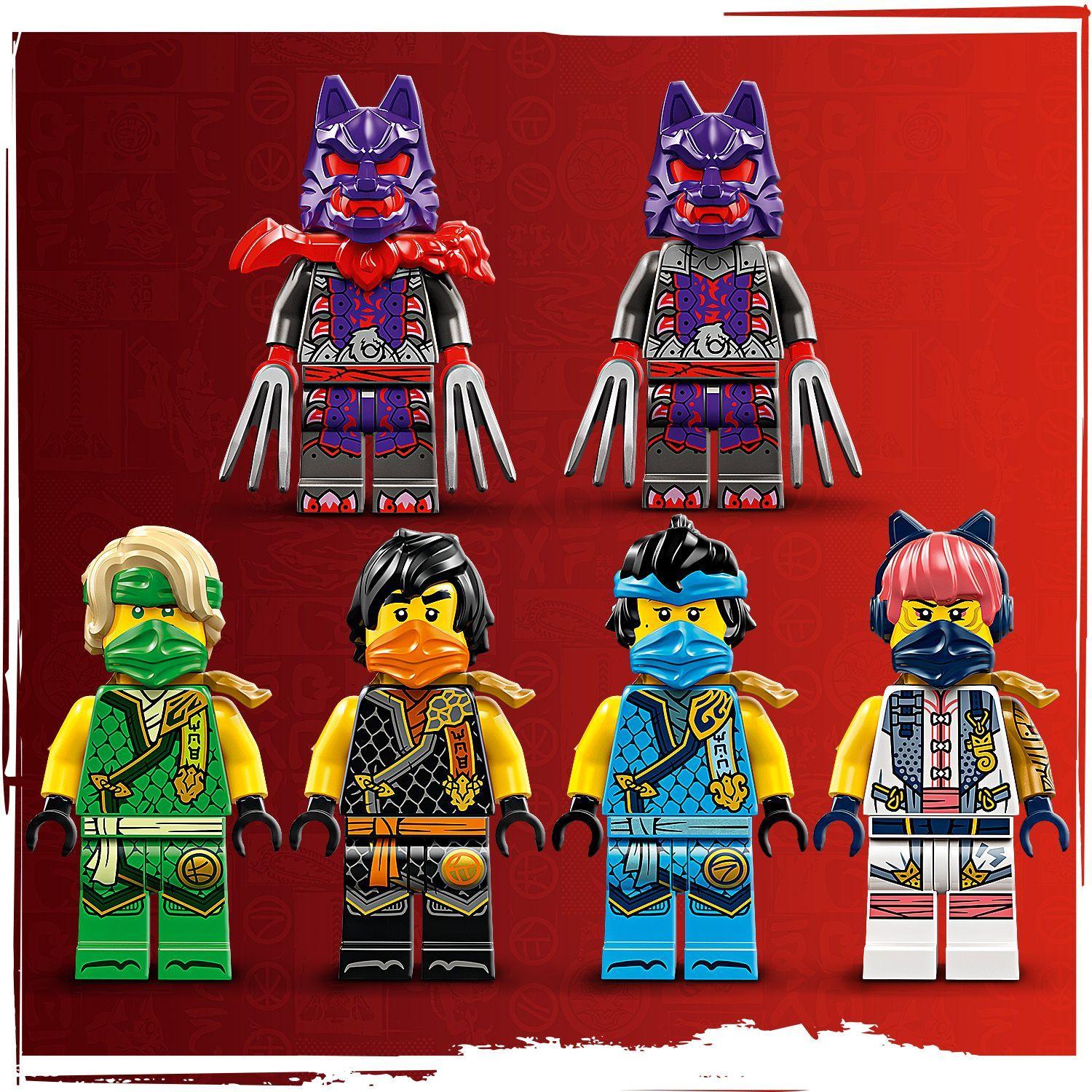 6 NINJAGO® minifigürü