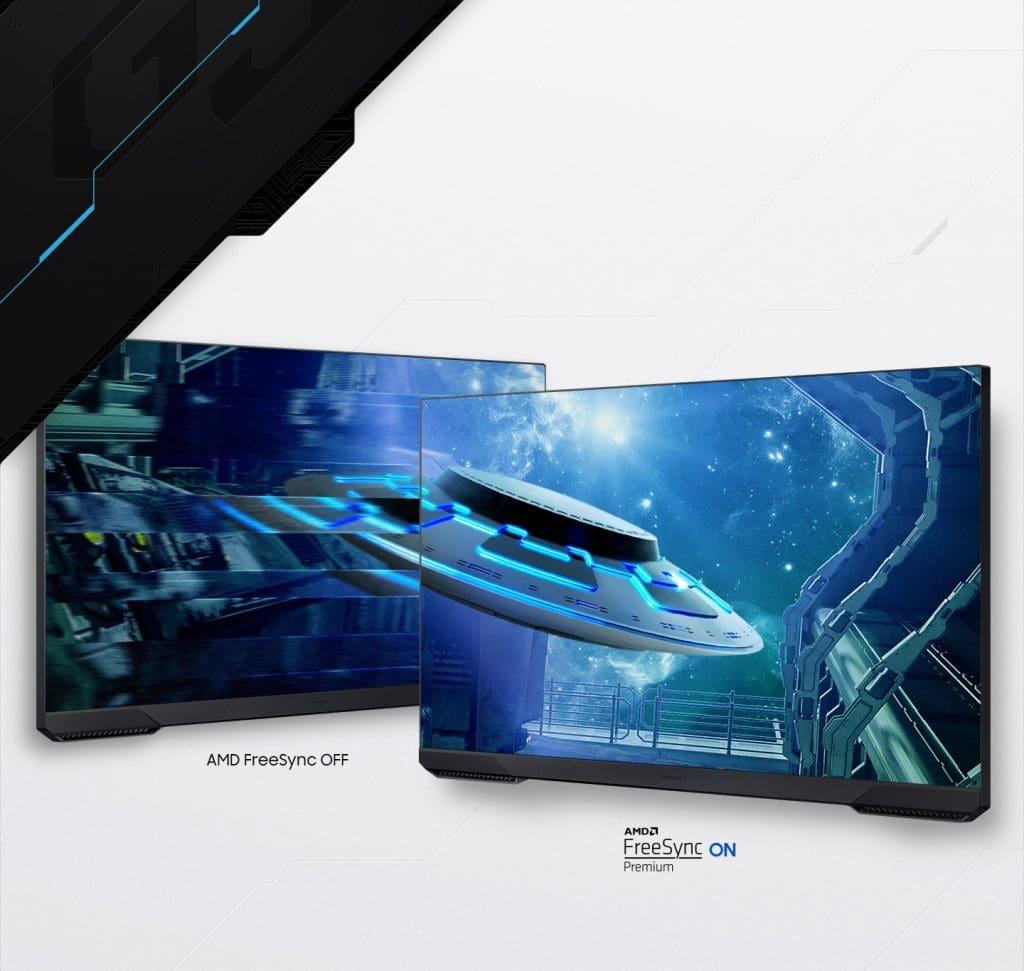 Samsung Odyssey G3 Ls24ag300nrxuf 24 Inc 144 Hz 1ms Full Hd Freesync Premium Va Gaming Monitor H4
