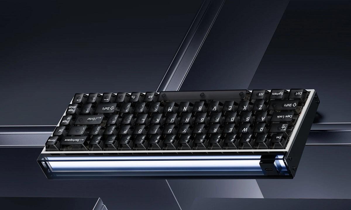 MelGeek MADE68 PRO+ Pink Light Gaming Klavye H1