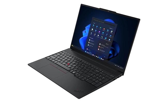 Lenovo ThinkPad E16 Gen 3 (16" Intel) dizüstü bilgisayar, büyüyen iş ihtiyaçlarınızı karşılamak için geniş bellek ve depolama alanına sahip şık ve dayanıklı bir yapıya sahiptir.
