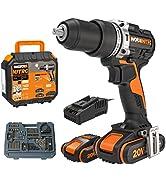 WORX NITRO 18 V (20 V MAX) Akülü Darbeli Matkap WX352.4 Akülü Matkap PowerShare Br...