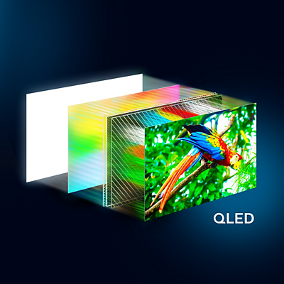 4K QLED ile canlı ve net görüntü