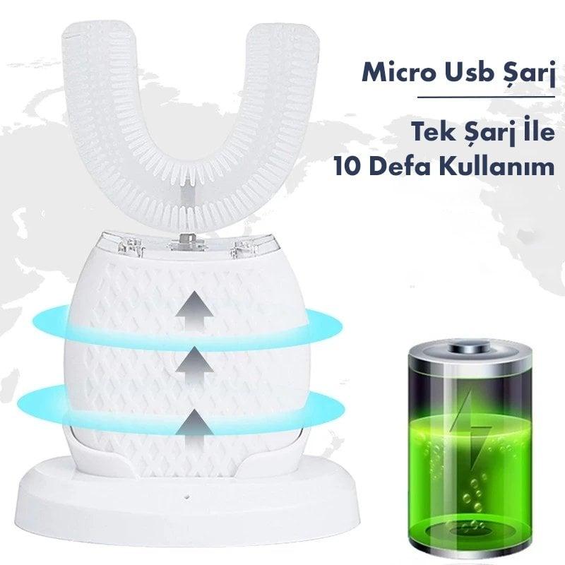 Sunup 360 Derece U Şekilli Elektrikli Diş Fırçası