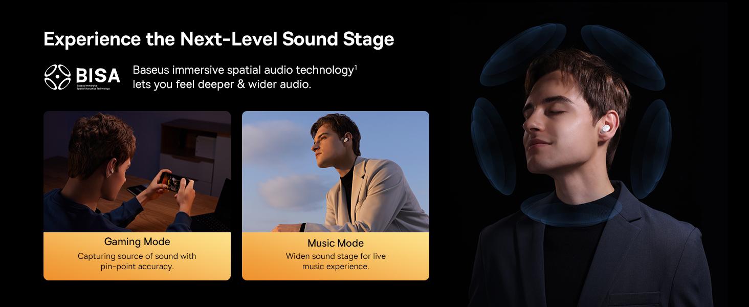 Baseus Bowie WM03 Gerçek Kablosuz Kulaklık