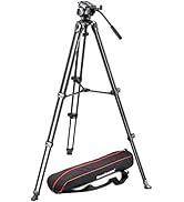 Manfrotto MVK500AM, Hafif Akışkan Video Sistemi, Kafa Dahil, Profesyonel Tripod, Uyumlu...