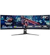 ASUS ROG Strix XG49VQ | 49 inç DFHD Kavisli Oyun Monitörü | 144 Hz, 4ms GtG, FreeSync2 HDR, Disp...