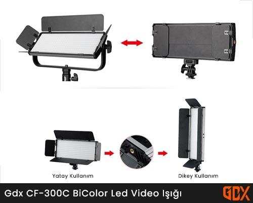 Gdx CF-300C BiColor Led Video Işığı