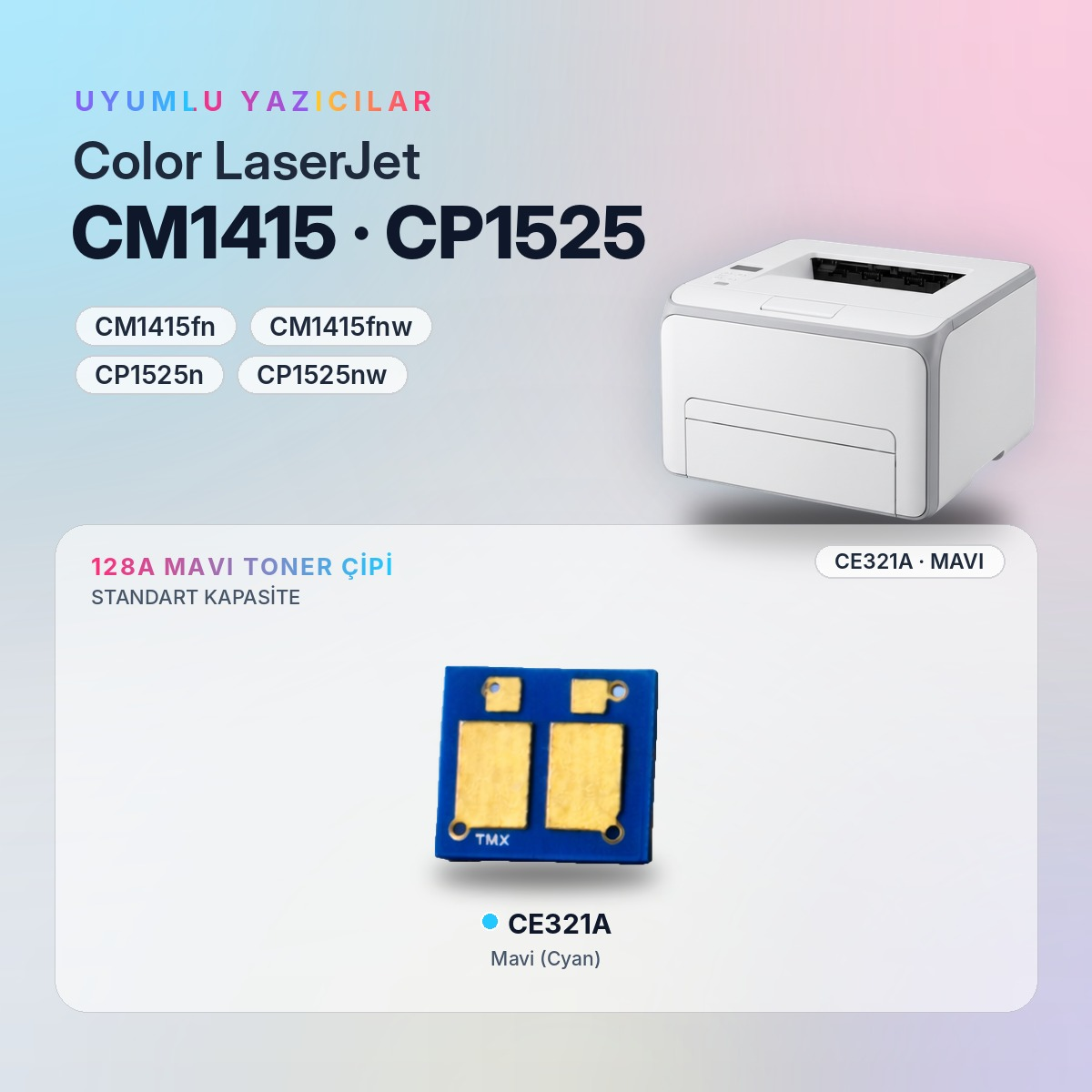 CE321A Toner Çipi