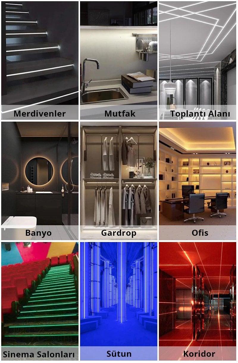 Powermaster Mavi 5 Metre 12 Volt 3000K 200 Ledli Soft Şerit Led