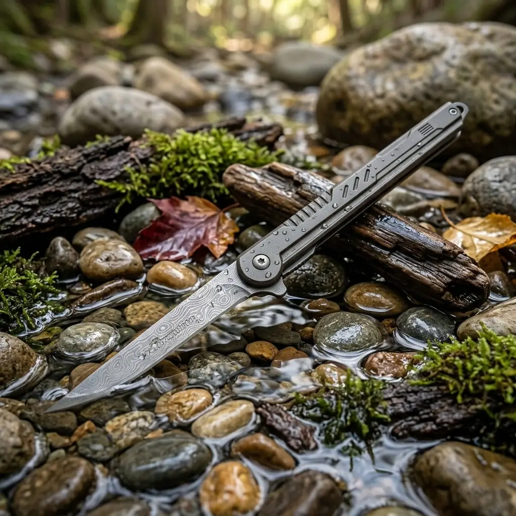 Knivox Sibirya Company Özel Tasarım Katlanır Bıçak