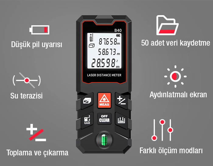 lazerli uzaklık ölçer