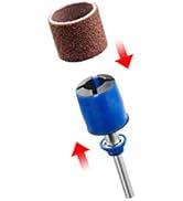 Dremel SC407 EZ SpeedClic Zımpara Bantları ve Matkap Ucu, 2'li Set 13 mm Zımpara Bandı (...