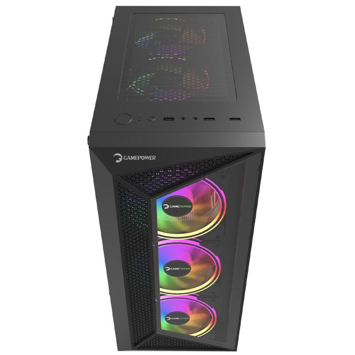GamePower Eclipse 4*120mm A-RGB Fan Gaming Kasa +80 Gold 700W PSU (Full Modüler)