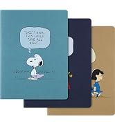 Moleskine Peanuts Cahier Journal, Yumuşak Kapaklı ve Temalı Yer İşareti ile 3 Çizgili Defter Seti, ...
