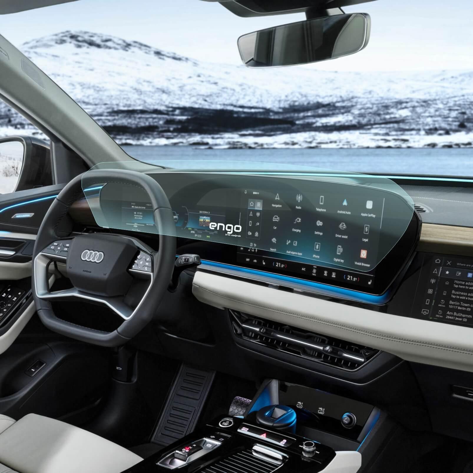 Audi A5 Ekran Koruyucu Multimedya ve Dijital Gösterge Nano B10