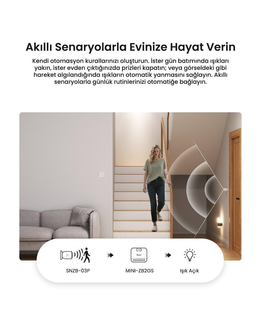 SONOFF Mini-ZB2GS Duo ZigBee 2 Kanallı Akıllı Röle