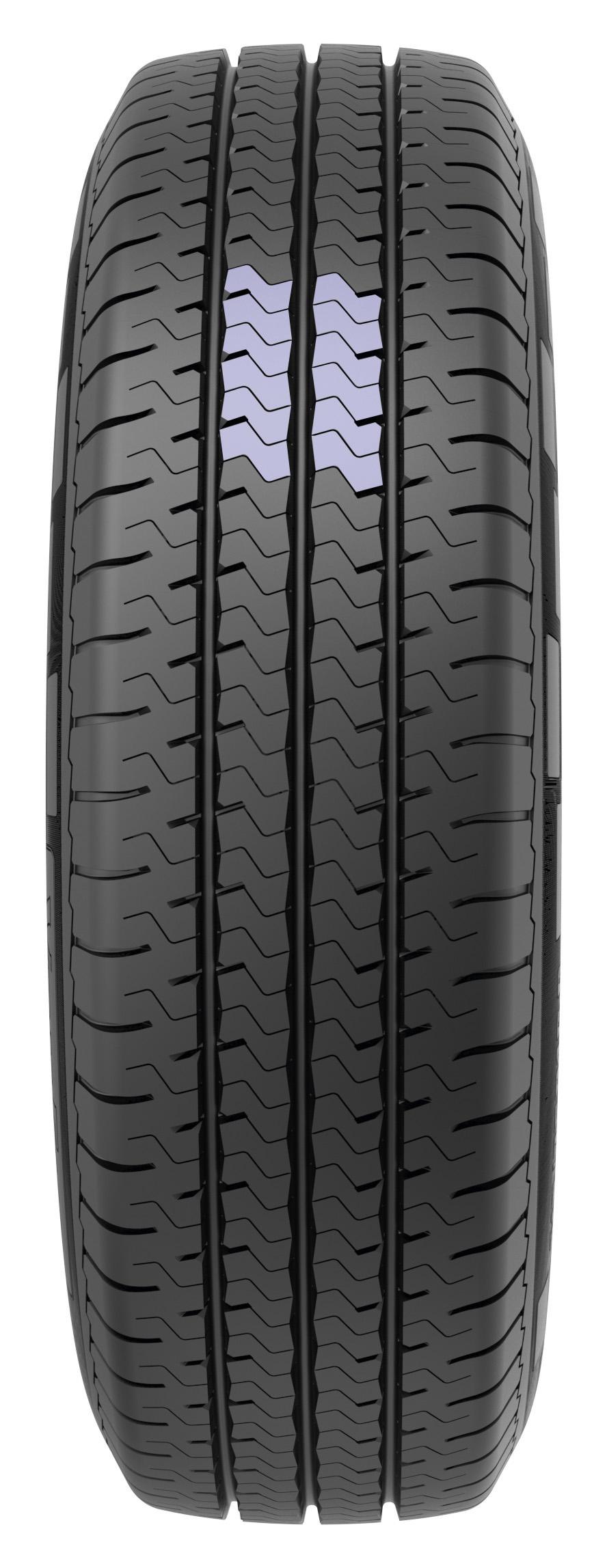 Blok kenarlarındaki girintili yapı kısa fren mesafesi sağlar.