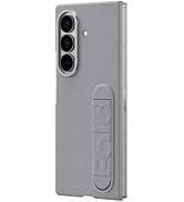 Samsung Galaxy Z Fold7 Standlı Silikon Kılıf, Gri
