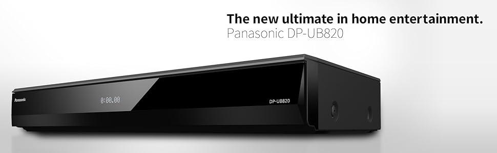 HDR10+ ve Dolby Vision Oynatma Özelliğine Sahip Panasonic 4K Ultra HD Blu-ray Oynatıcı, Yüksek Çözünürlüklü Ses (DP-UB820)