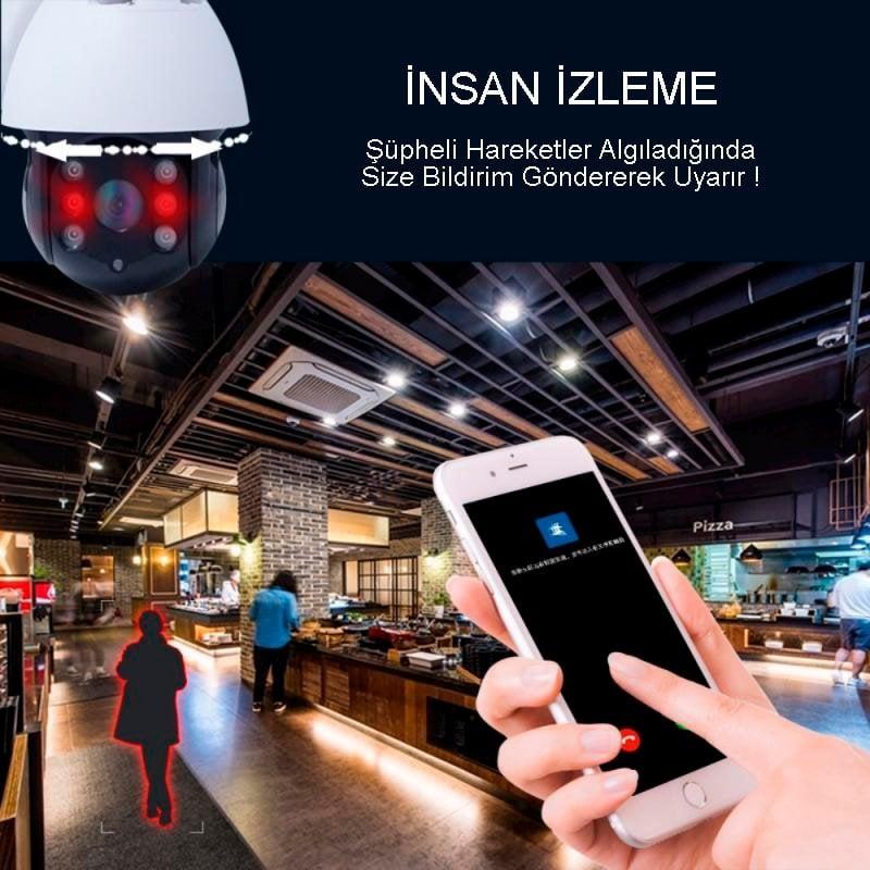 1080P Sese-Işığa Duyarlı Su Geçirmez Trailer Kamera
