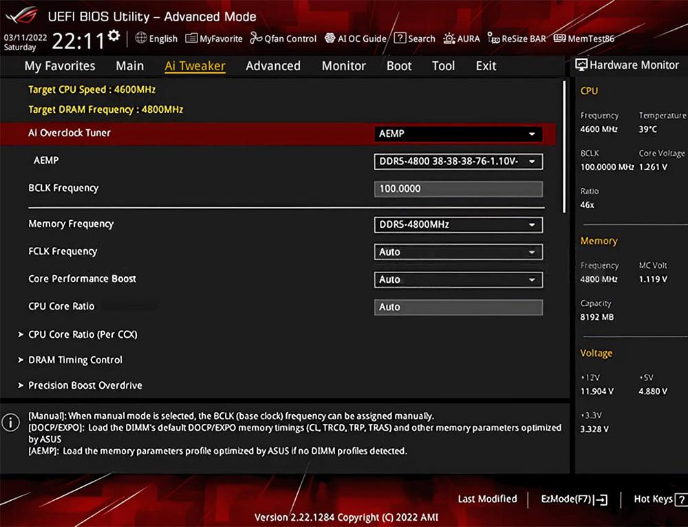 ROG STRIX X670E-F GAMING WIFI