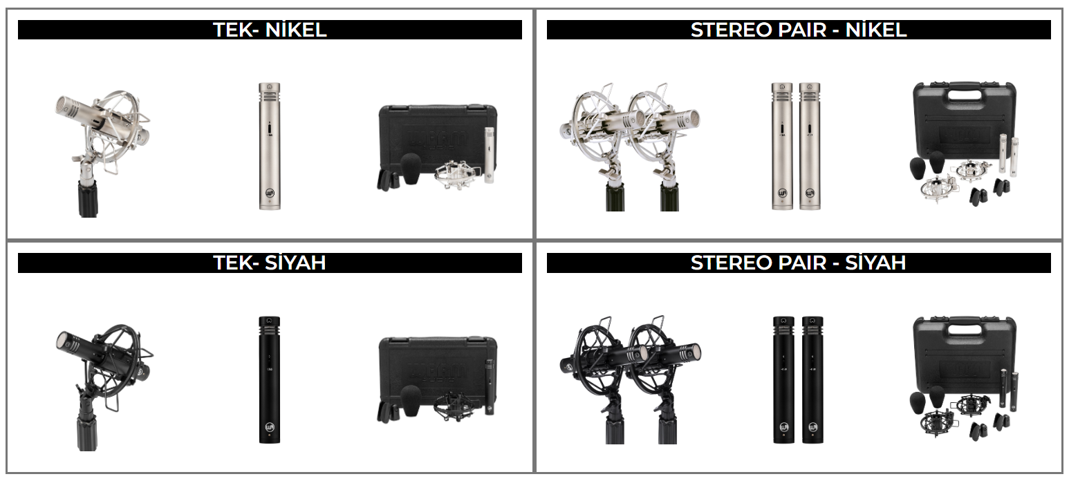 WA-84 Küçük-Diyafram Kondenser Mikrofon