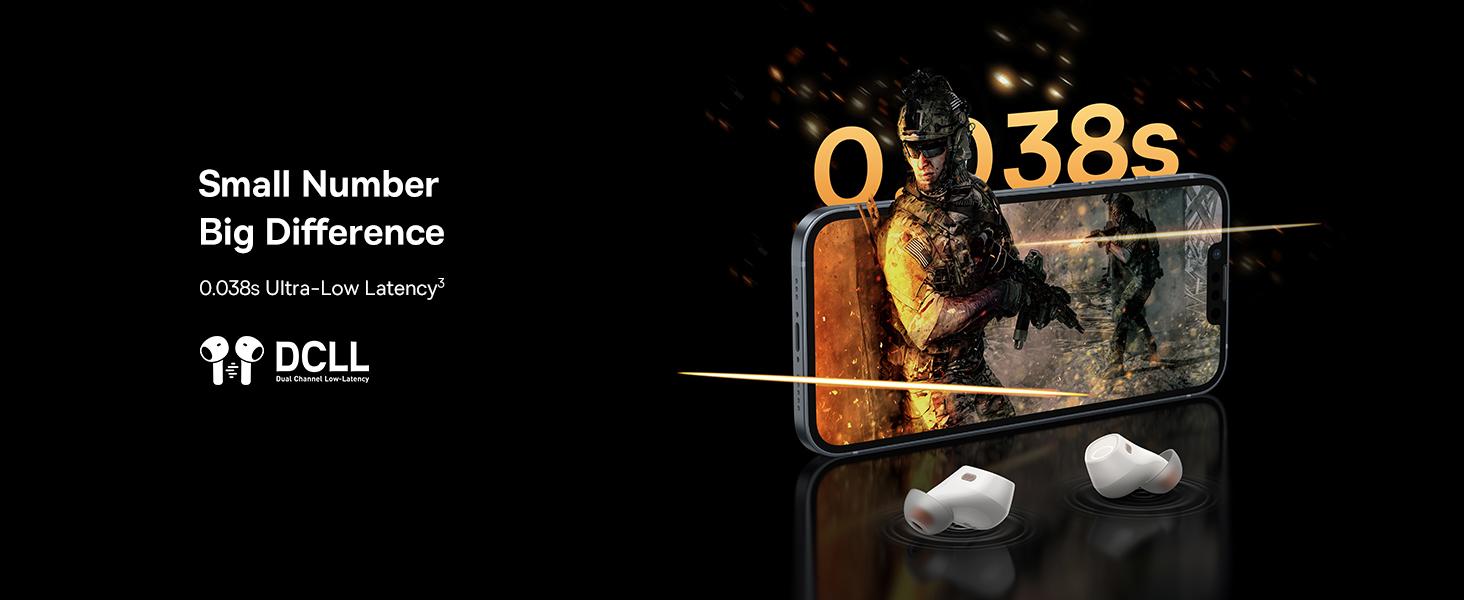 Baseus Bowie WM03 True Wireless Earphones - 38H Playtime, Bluetooth 5.3, Ultra-Low Latency, Fast Charging Case, Immersive Audio - White