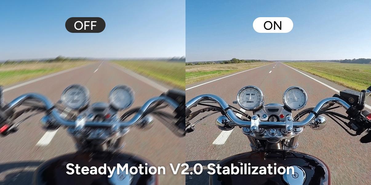 SJCAM SJ30 SteadyMotion V2.0 stabilizasyon karşılaştırması