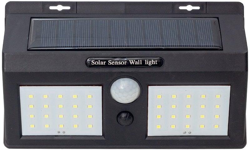 Powermaster PM-14616 Sensörlü Çiftli 40 Led'li Solar Ledli Duvar Tipi Aplik Beyaz