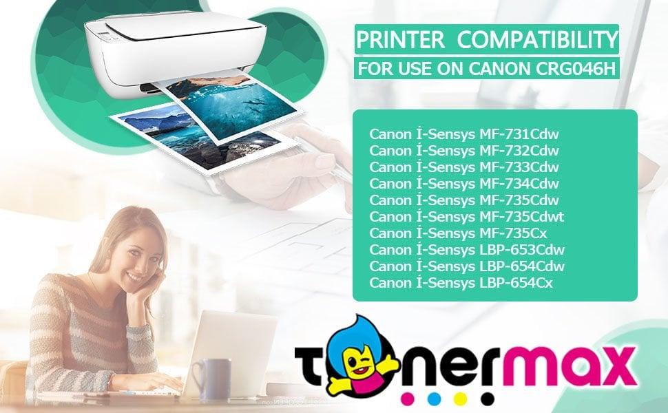 Canon CRG-046H Muadil Toner Set / LBP653 / LBP654 / MF732 / MF734 / MF735