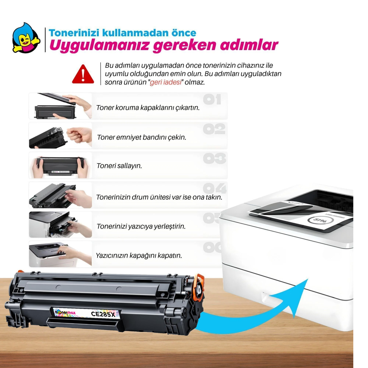 CE285X Muadil Toner