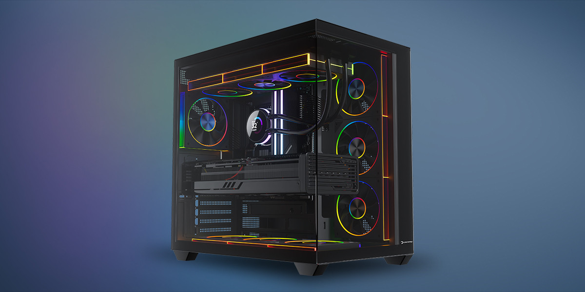 GamePower Warcry Ravora 7xARGB Fan 850W 80+ Bronze Micro-ATX Gaming (Oyuncu) Kasa