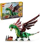 LEGO Creator 3’ü 1 Arada Orta Çağ Ejderhası 31161-9 Yaş ve Üzeri Çocuklar için Deniz Yılanı ve Zü...