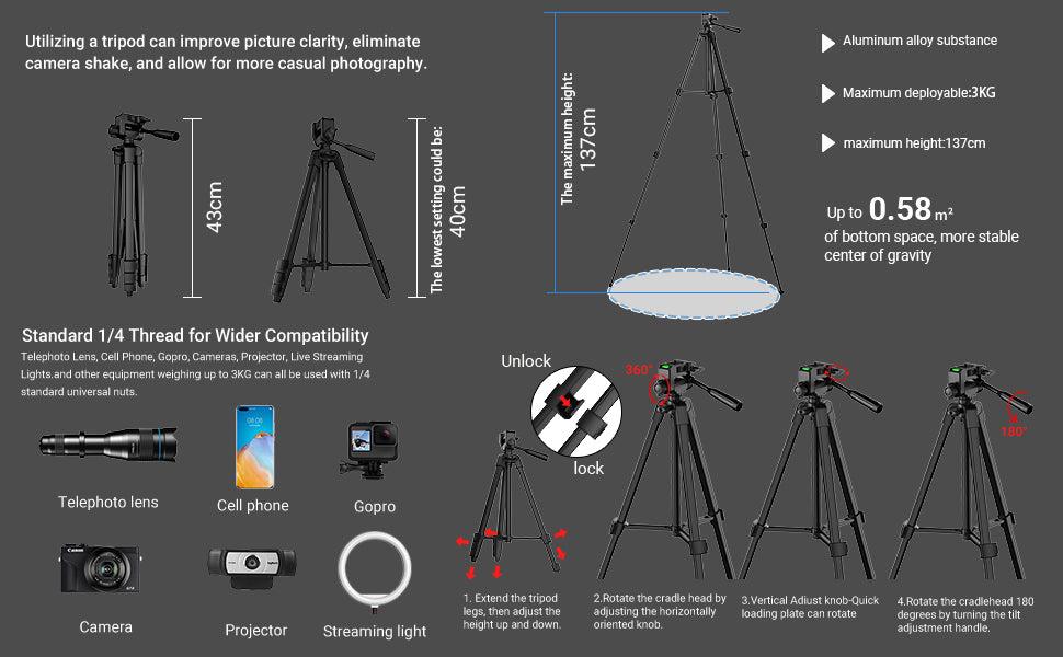 Apexel'in yeni yükseltilmiş telefoto lens paketinin ayrıntıları