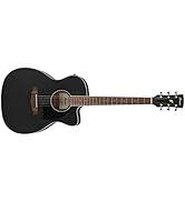 Ibanez PC14MHCE-OPN PF Serisi - Akustik Gitar - Yıpranmış Siyah
