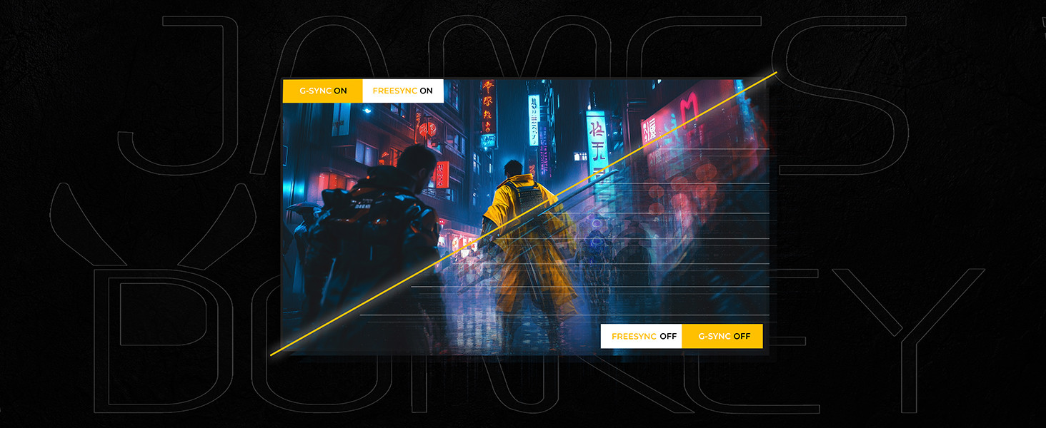 James Donkey Rion R10 24″ 165Hz 1Ms FHD VA Gaming Monitör