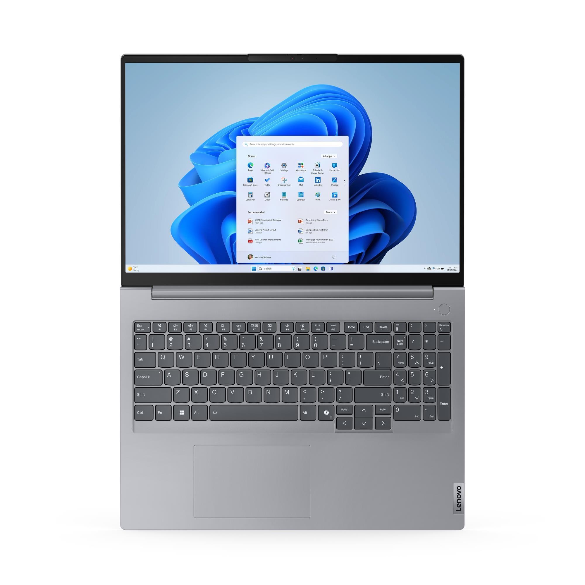 Lenovo ThinkBook 16 G7 IML Intel Core Ultra 5 125U 32 GB 1 TBSSD FreeDos 16