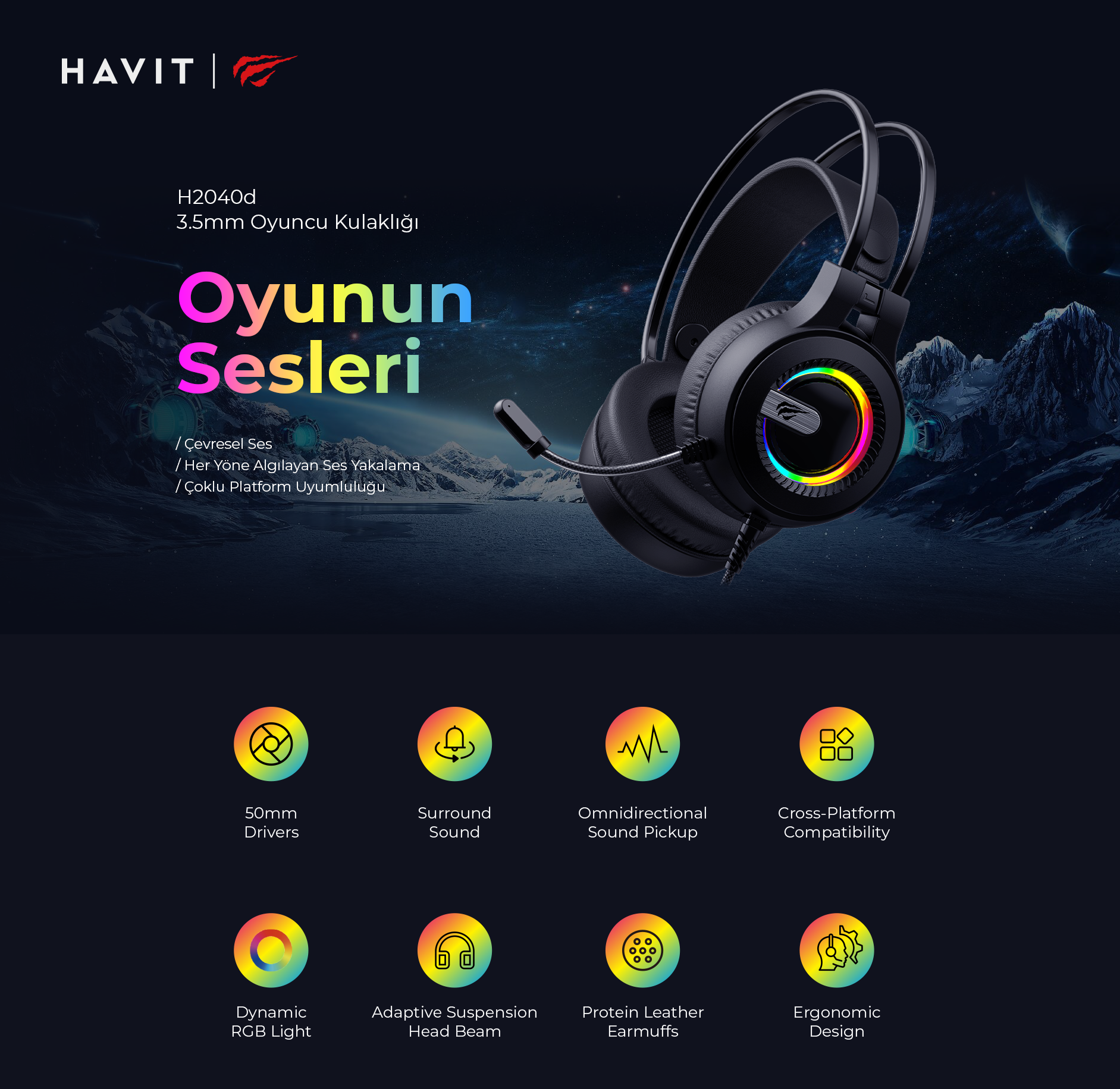 Havit Gamenote H2040D