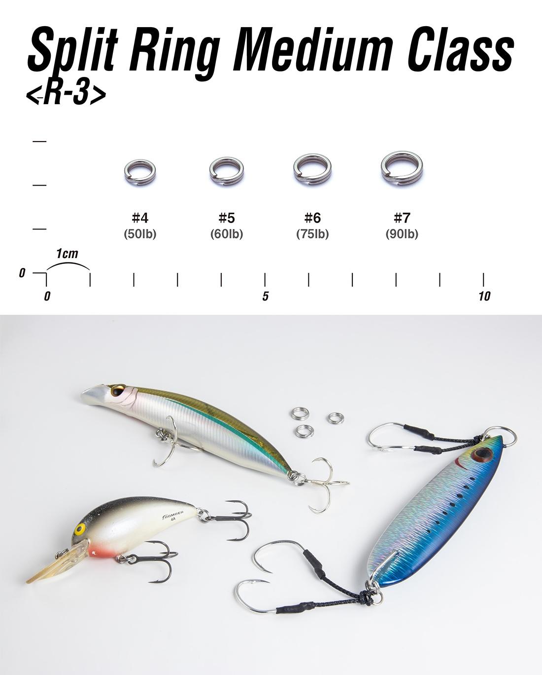 Decoy R-3 Split Ring Medium Silver