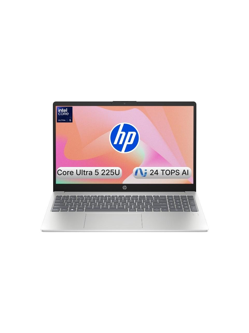 HP AI 15 Intel® Core™ Ultra 5 225U 40 GB 512 GB SSD SSD Windows 11 Pro 15.6