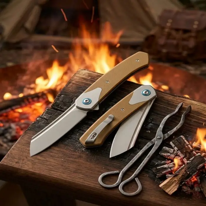 Knivox Browning Premium D2 Çelik Katlanır Bıçak