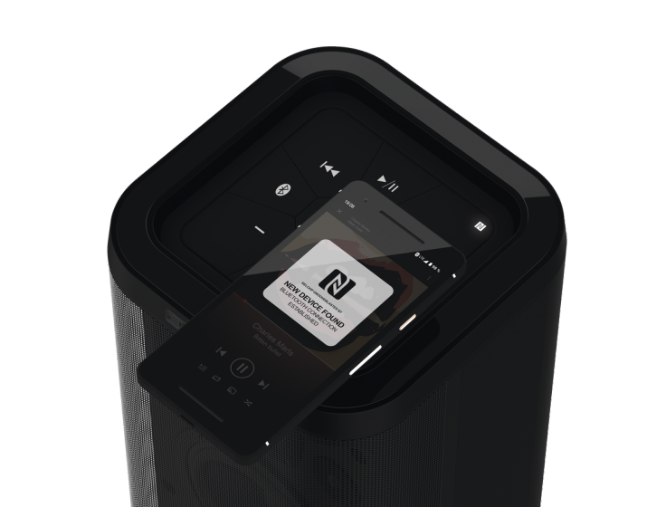 Reloop Groove Blaster BT - Üstten Görünüm