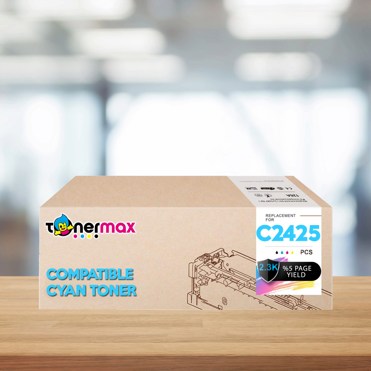 Lexmark C2425-C2350K0 Muadil Toner / C2425dw / C2325dw /MC2325adw /MC2425adw /MC2535adwe /MC2640adwe