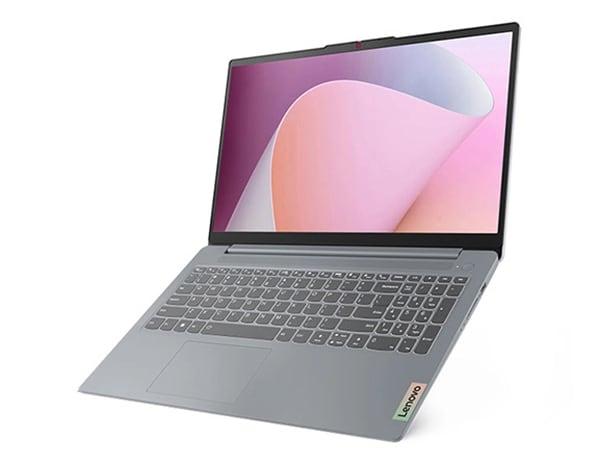 IdeaPad Slim 3 Gen 8 tamamen açık, önden sol açı