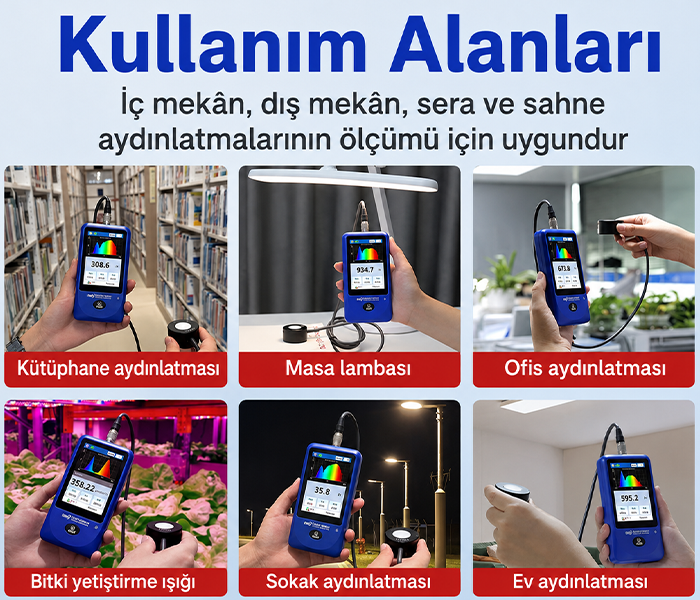Spektral aydınlatma ölçer