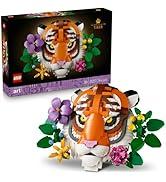 LEGO Art Fauna Koleksiyonu – Kaplan 31217 - Sanat Sever Yetişkinler için Çiçekli Dekoratif Model ...