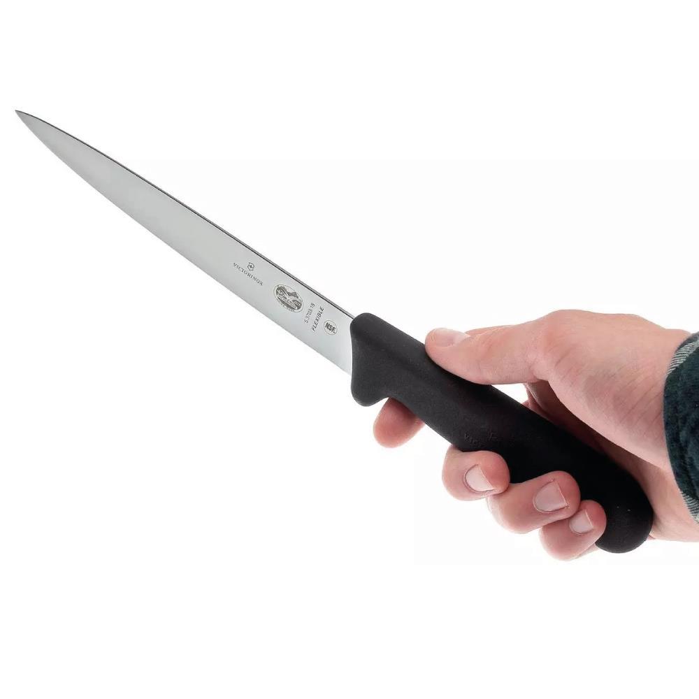 Victorinox 18cm Fileto Bıçağı Siyah 5.3703.18