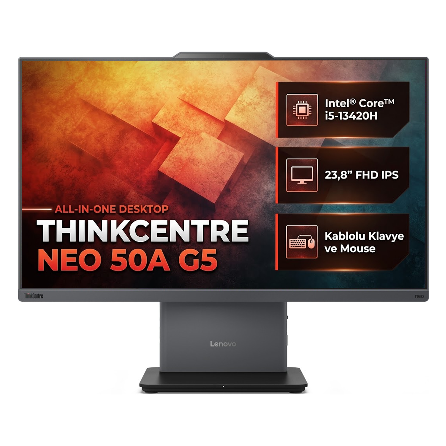 Lenovo ThinkCentre Neo 50a 24 Gen 5 - Ön Görünüm